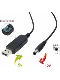 Alfais 4322 5V To 12V Dc USB Voltaj Yükseltici Çevirici Adaptör Kablosu